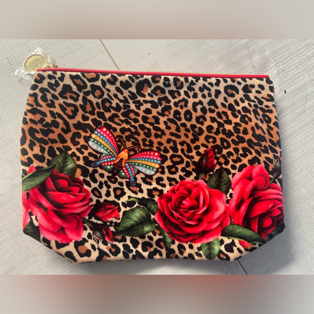 Estée Lauder printed makeup bag